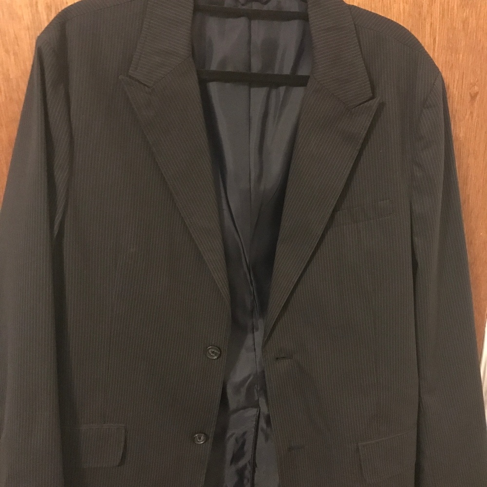 Gap Men Black W/Stripe Blazer - L